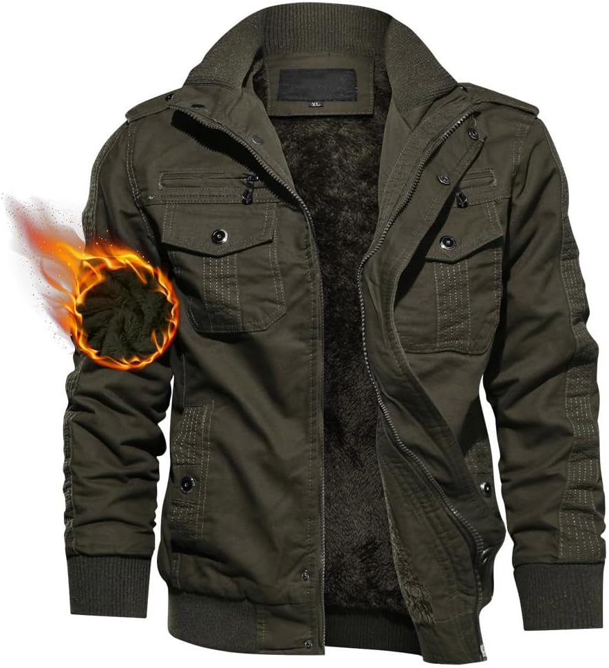 Lightweight Military Cotton Jacket Casual Windbreaker Coat image 1