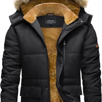 Winter Jacket with Hood Water Repellent Windproof Thicken image 1